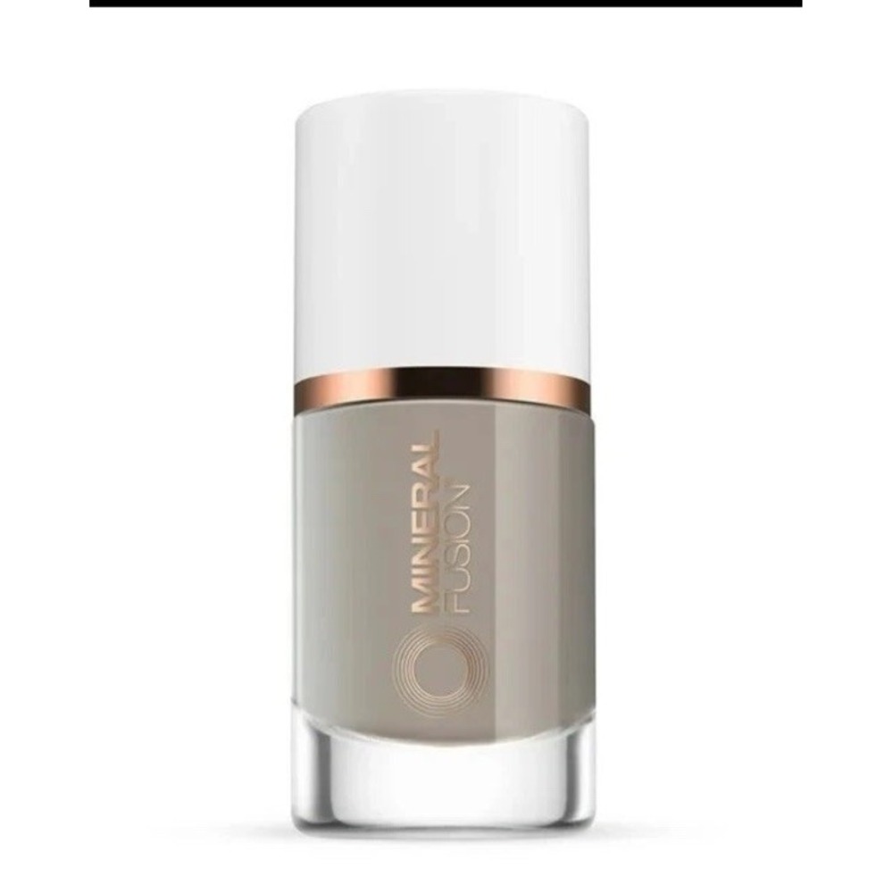 New MINERAL FUSION Vegan Nail Polish,"Pearl Grey" Gray‎ Non-Toxic, Cruelty-Free